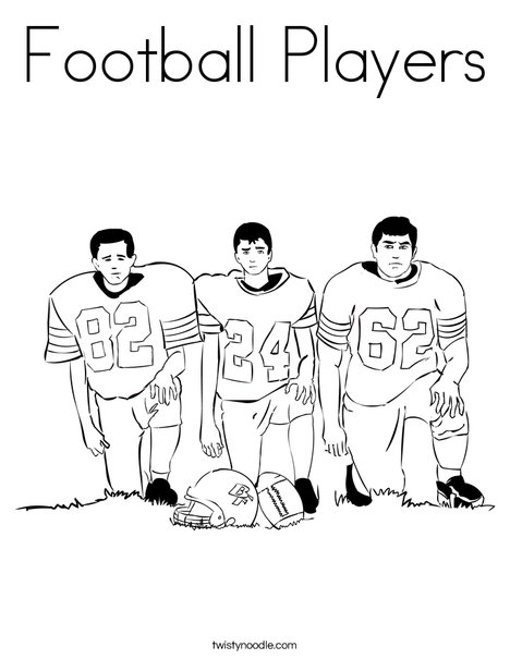Football Players Coloring Page 468x605 Football Players Coloring Page