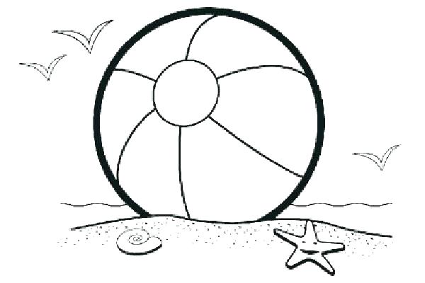 600x400 Tennis Ball Coloring Pages Surfboard Beach In Addition To Colorin