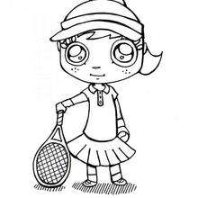 220x220 Tennis Coloring Pages