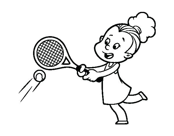 600x470 Badminton Coloring Pages