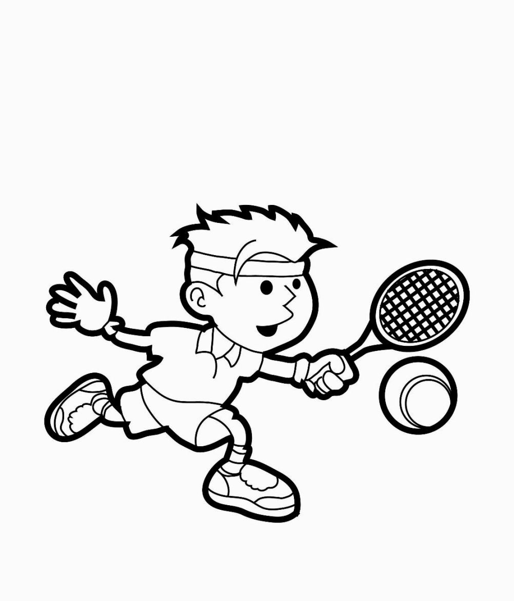 1002x1173 At Tennis Coloring Pages