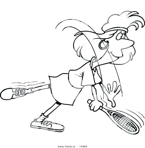 490x500 Coloring Page Sport Coloring Page Tennis Free Coloring Tennis