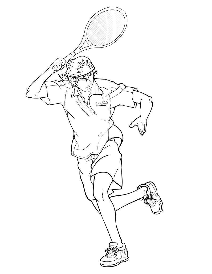 900x1165 Tennis Coloring Pages