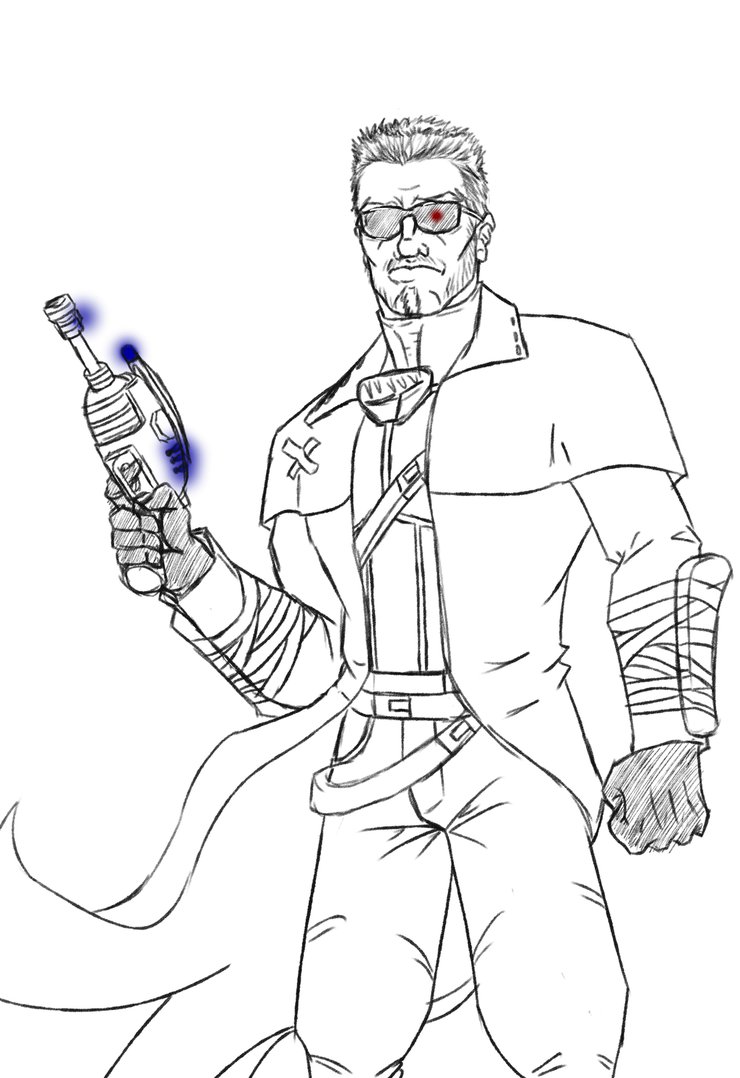 Terminator Coloring Pages Barkandcall Me Within 740x1078 Terminator Coloring Pages Barkandcall Me Within