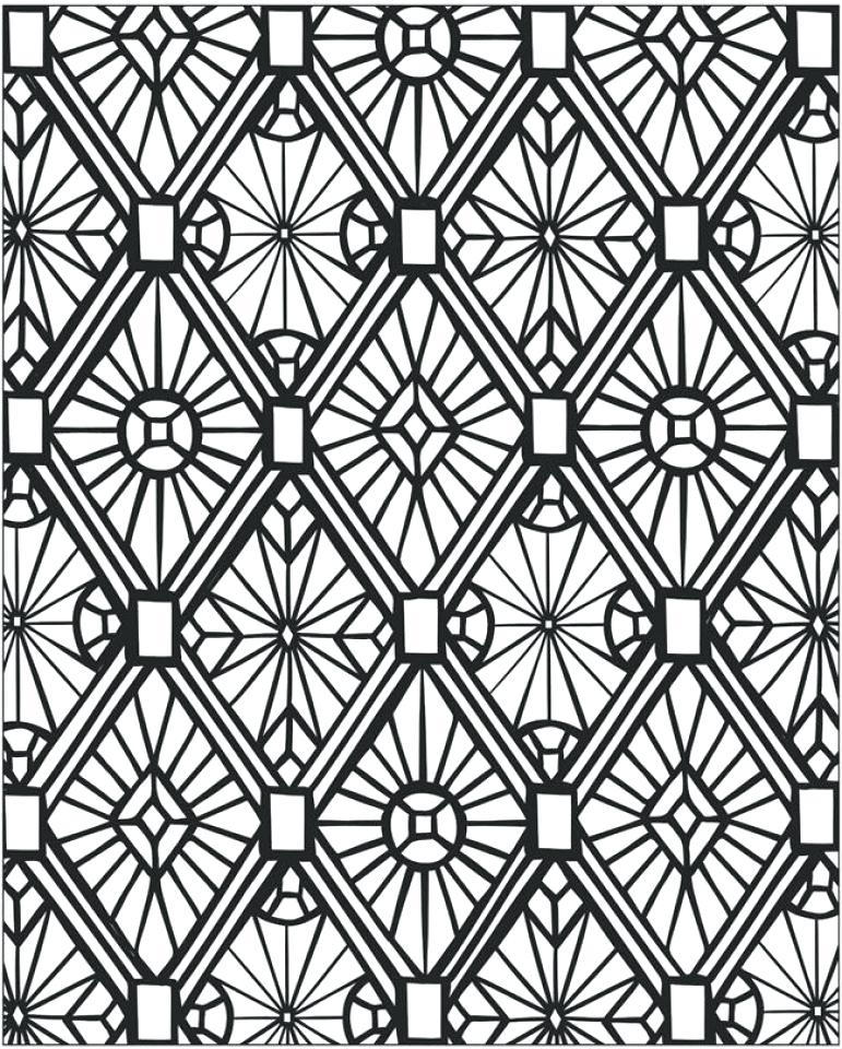 Tessellation Coloring Pages 771x960 Tessellation Coloring Pages