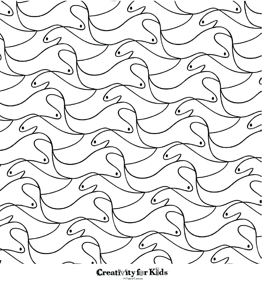 Startling Mc Escher Tessellations Coloring Pages 1ru Info 928x990 Startling Mc Escher Tessellations Coloring Pages 1ru Info