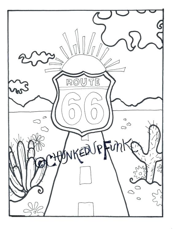570x784 Texas Coloring Page