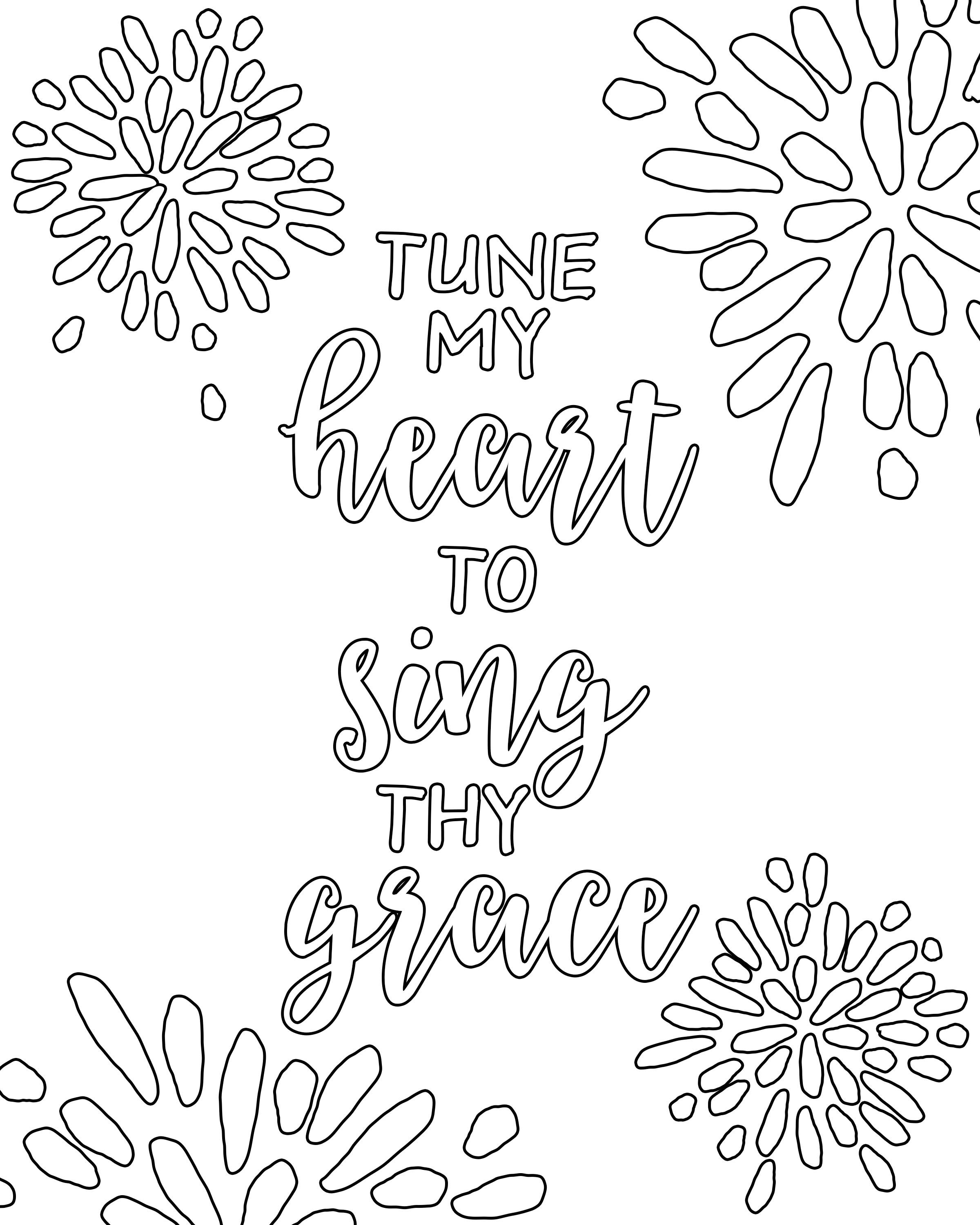 2400x3000 Free Printable Adult Coloring Pages Hymns Amp Scripture Our New