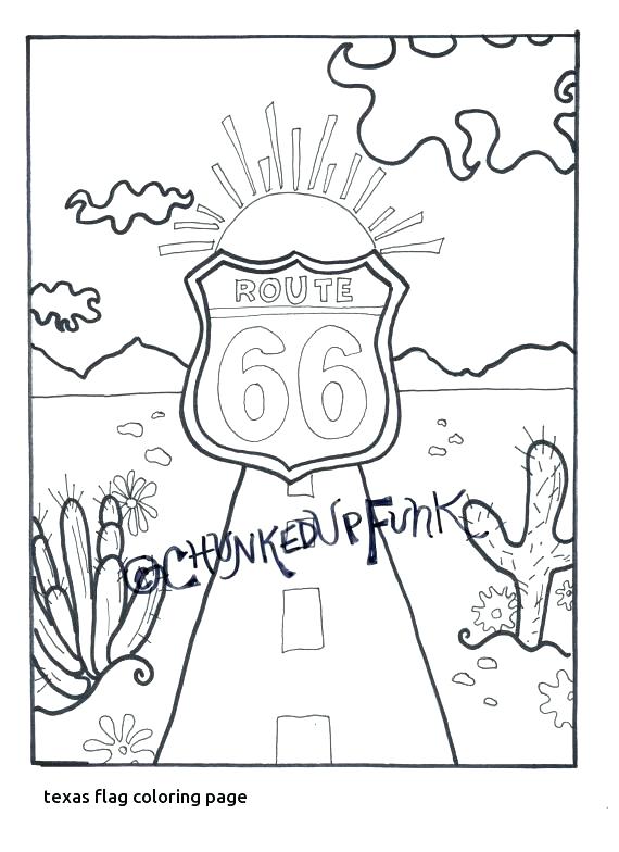 Tx Flag Coloring Page 570x784 Tx Flag Coloring Page