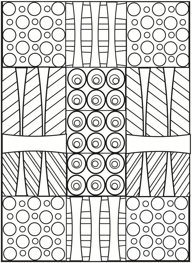 Texture Coloring Pages