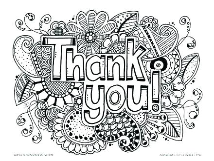 440x330 Thank You Coloring Page Thank You Coloring Cards Thank You
