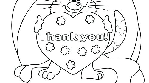 500x280 Thank You Coloring Pages Printable