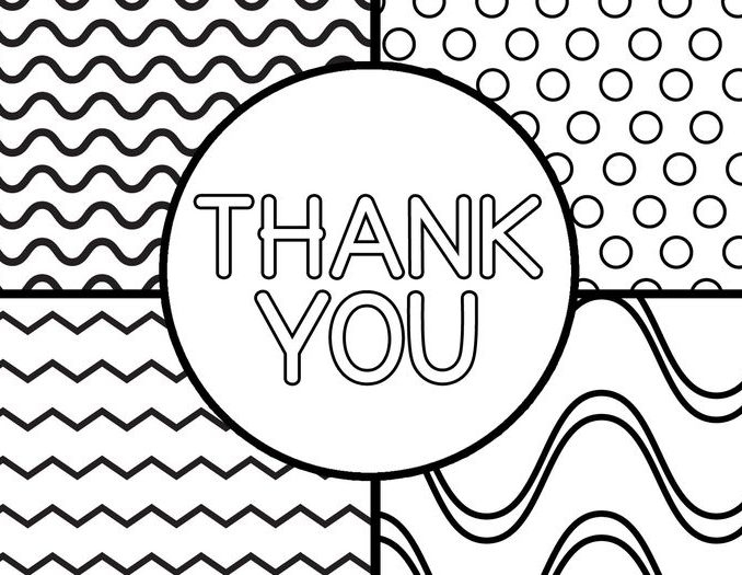 678x525 Thank You Coloring Printable Coloring Page