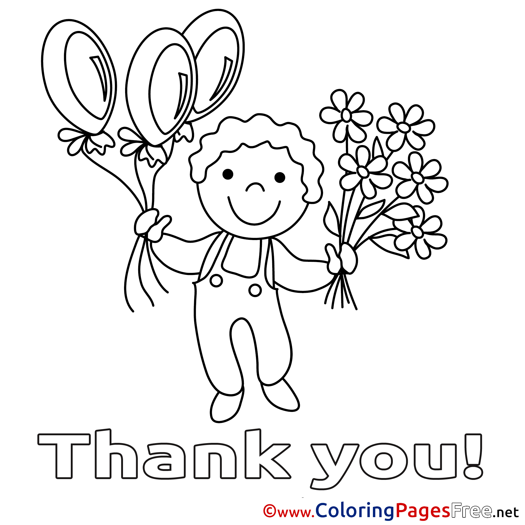 2002x2001 Thank You Coloring Page