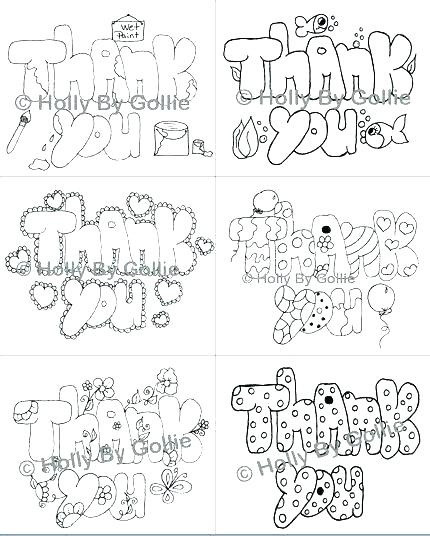 430x536 Thank You Coloring Pages Thank You Coloring Page Thank You