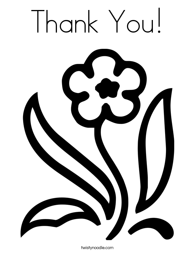 Thank You Coloring Page 685x886 Thank You Coloring Page