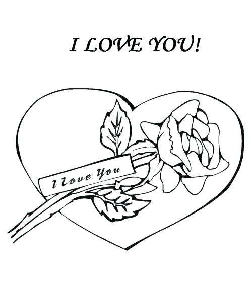 500x564 I Love You Mommy Coloring Pages Shippa.co