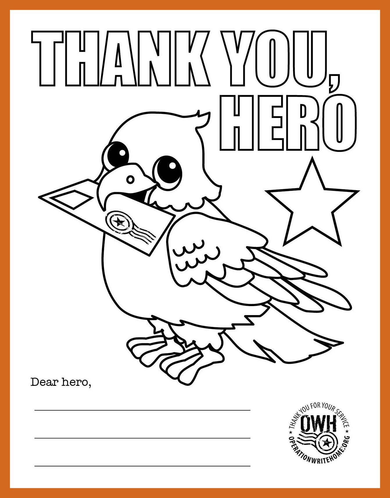 1343x1718 Astonishing Veterans Day Thank You Coloring Page Getcoloring