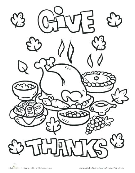 Give Thanks Coloring Page 435x556 Give Thanks Coloring Page