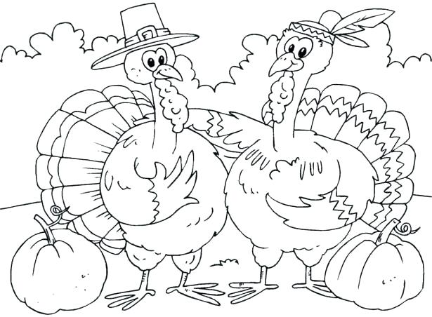 615x452 Free Printable Thanksgiving Coloring Pages Activities Stock