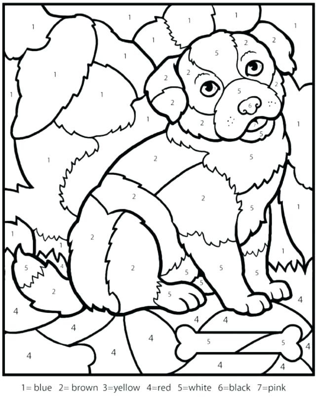 640x804 Advanced Color By Number Coloring Pages Advanced Color By Number