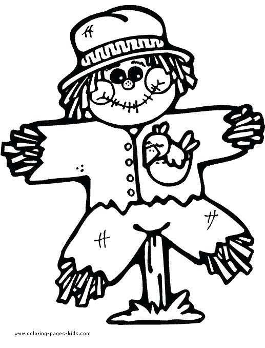 517x678 Best Scarecrows Images On Coloring Books Adult Scarecrow