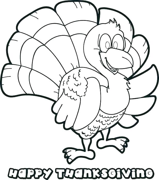 Turkey Coloring Pages For Preschoolers Thanksgiving Turkey 617x700 Turkey Coloring Pages For Preschoolers Thanksgiving Turkey