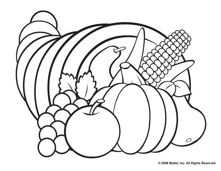 Thanksgiving Coloring Pages 12 776x600 Thanksgiving Coloring Pages 12