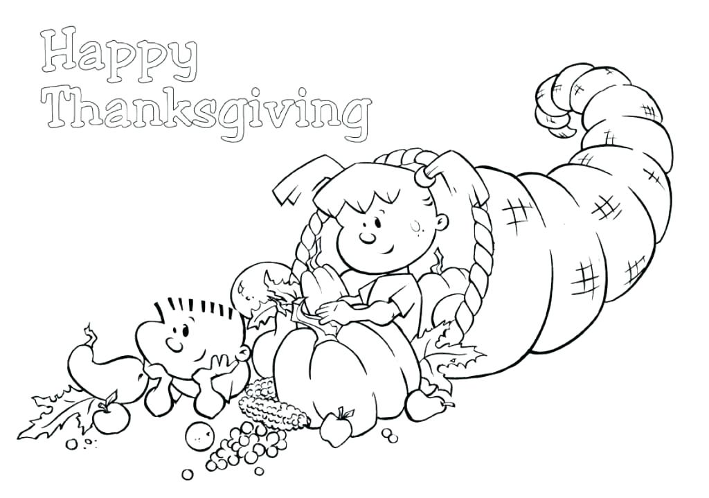 Cornucopia Coloring Page Thanksgiving Cornucopia Coloring Pages 1024x719 Cornucopia Coloring Page Thanksgiving Cornucopia Coloring Pages