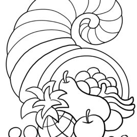 Thanksgiving Day Coloring Pages Free