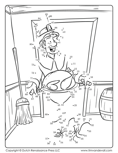 400x518 Thanksgiving Dot To Dot Connect The Dot Printables