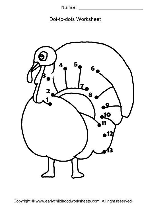 520x730 Thanksgiving Dot To Dots Worksheets