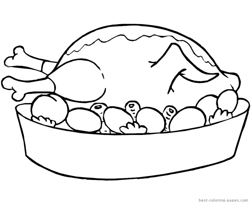 Thanksgiving Dinner Coloring Pages Best Coloring Pages 820x670 Thanksgiving Dinner Coloring Pages Best Coloring Pages