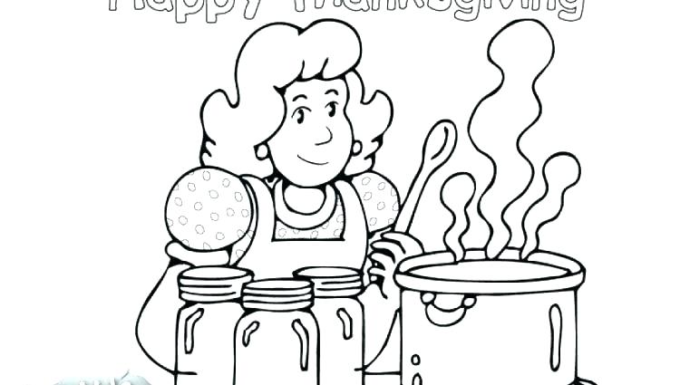 Turkey Dinner Coloring Page 750x425 Turkey Dinner Coloring Page