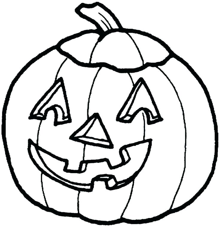 736x758 Coloring Page Of A Pumpkin Blank Pumpkin Coloring Page Pumpkin