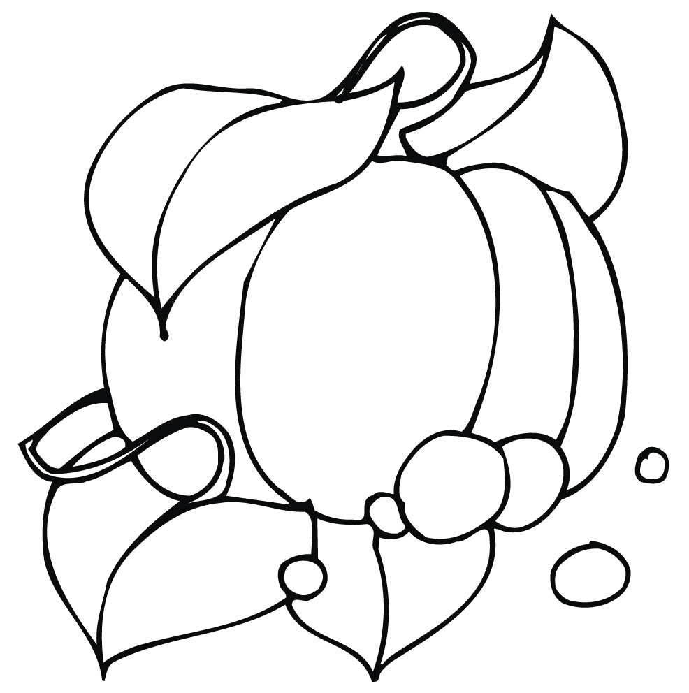 986x992 Cute Pumpkin Coloring Pages