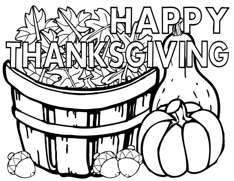 Happy Thanksgiving Coloring Pages For Kids 800x619 Happy Thanksgiving Coloring Pages For Kids