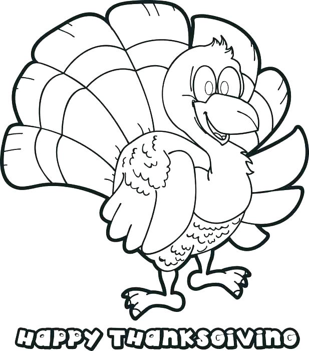 Cute Thanksgiving Turkey Coloring Pages Kids Page Free Of Funny 617x700 Cute Thanksgiving Turkey Coloring Pages Kids Page Free Of Funny