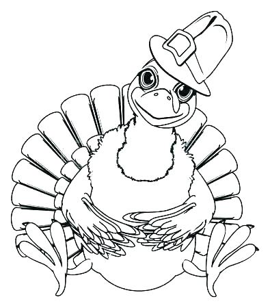 Turkey Coloring Pages 395x450 Turkey Coloring Pages