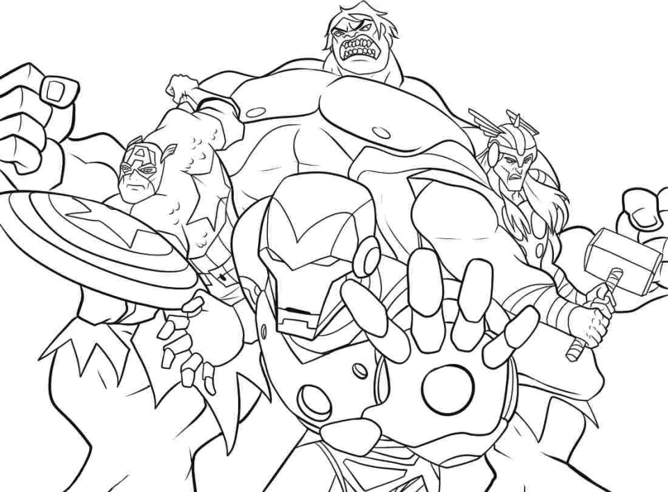 Thanos Coloring Pages