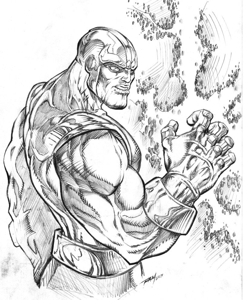 806x991 Thanos Mad With Power By Ram By Robertmarzullo