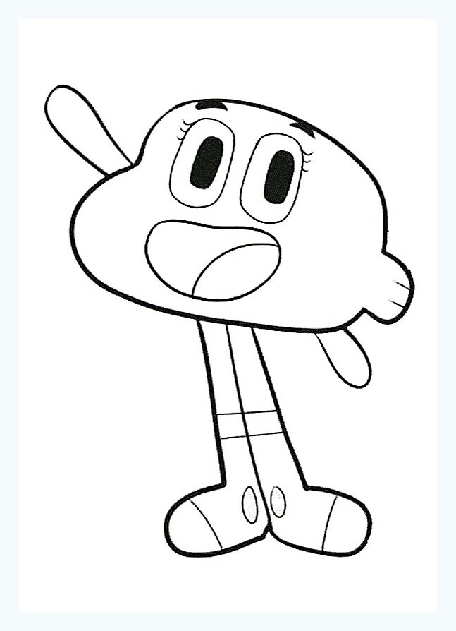 647x894 Amazing World Of Gumball!!. Print Me, Then Color Me