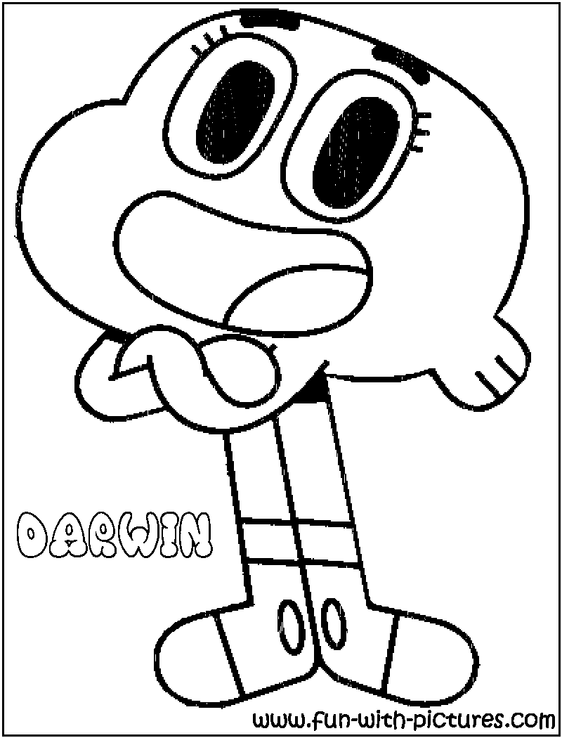 800x1050 Amazing World Of Gumball Coloring Pages