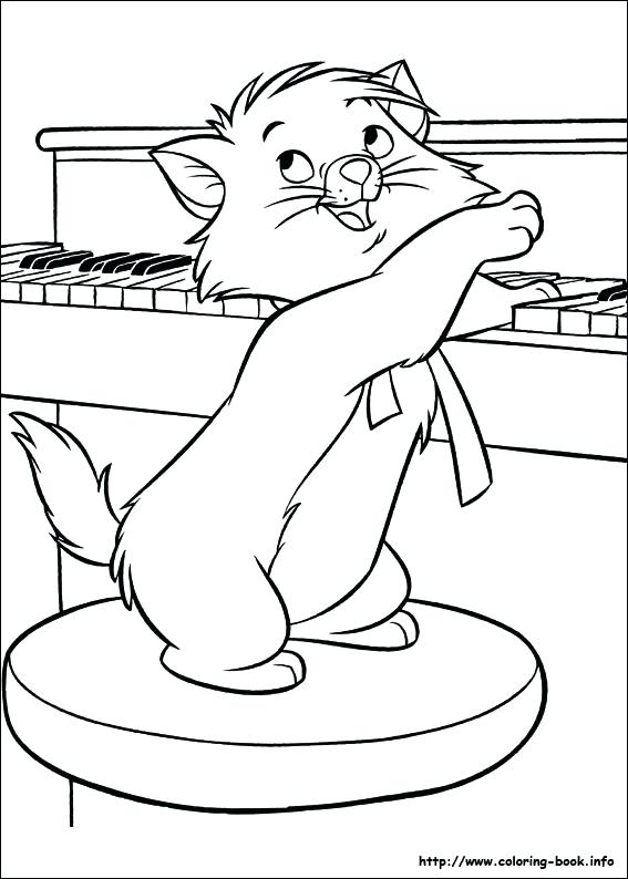 The Aristocats Coloring Pages The Coloring Picture Aristocats 567x794 The Aristocats Coloring Pages The Coloring Picture Aristocats