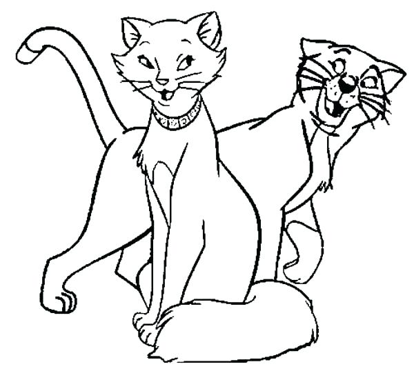 The Aristocats Coloring Pages The Teasing Duchess Coloring Pages 600x538 The Aristocats Coloring Pages The Teasing Duchess Coloring Pages