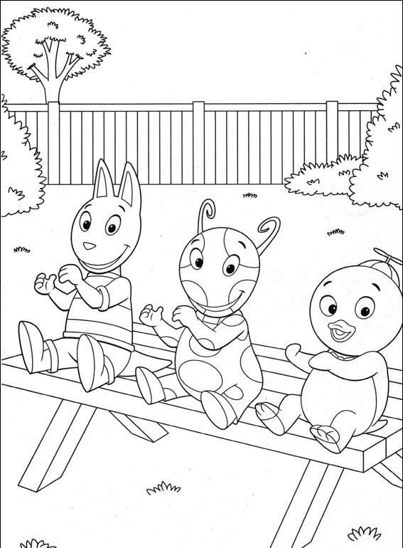 Backyardigans Coloring Pages 567x770 Backyardigans Coloring Pages