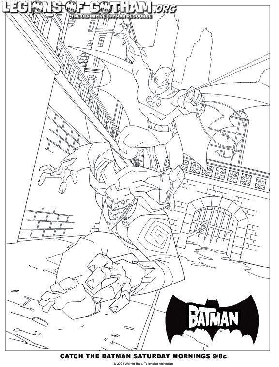 576x756 Batman Coloring Pages