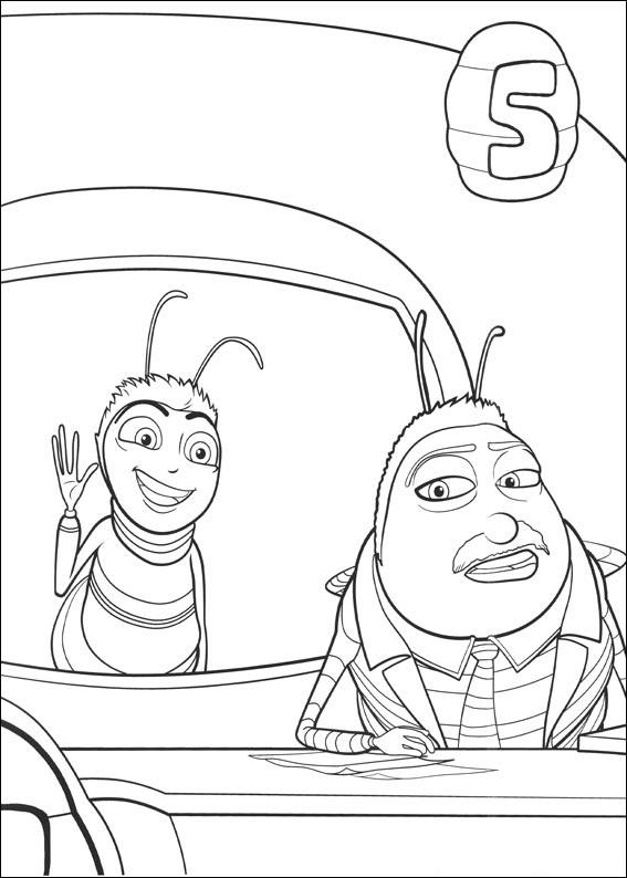 567x794 Bee Movie Coloring Page 22