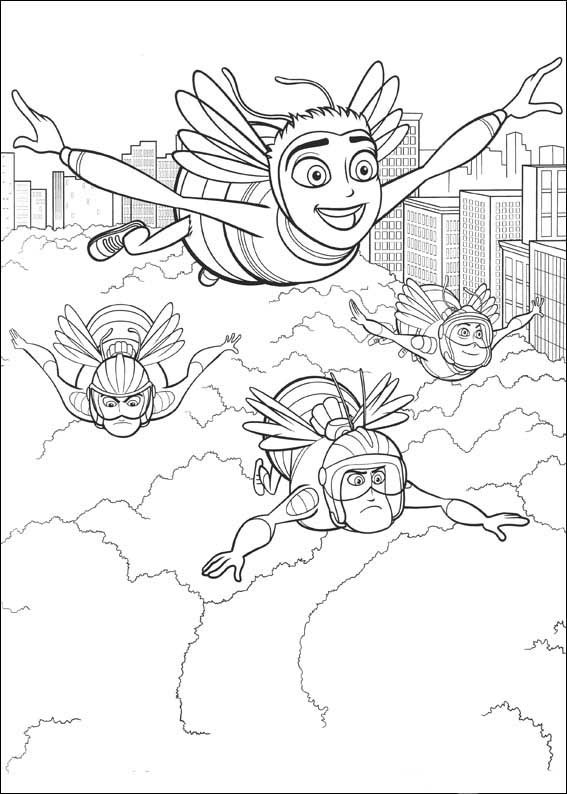 567x794 Bee Movie Coloring Pages 1