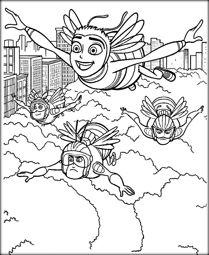 698x851 Bee Movie Coloring Pages New Maya The Bee Coloring Pages